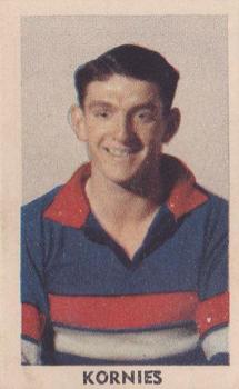 1949 Kornies Victorian Footballers #72 Wally Donald Front